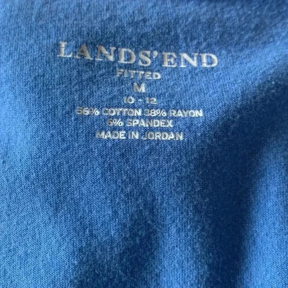 Landsā End scoop neck, short sleeve, fitted T-shirt - Picture 4 of 5